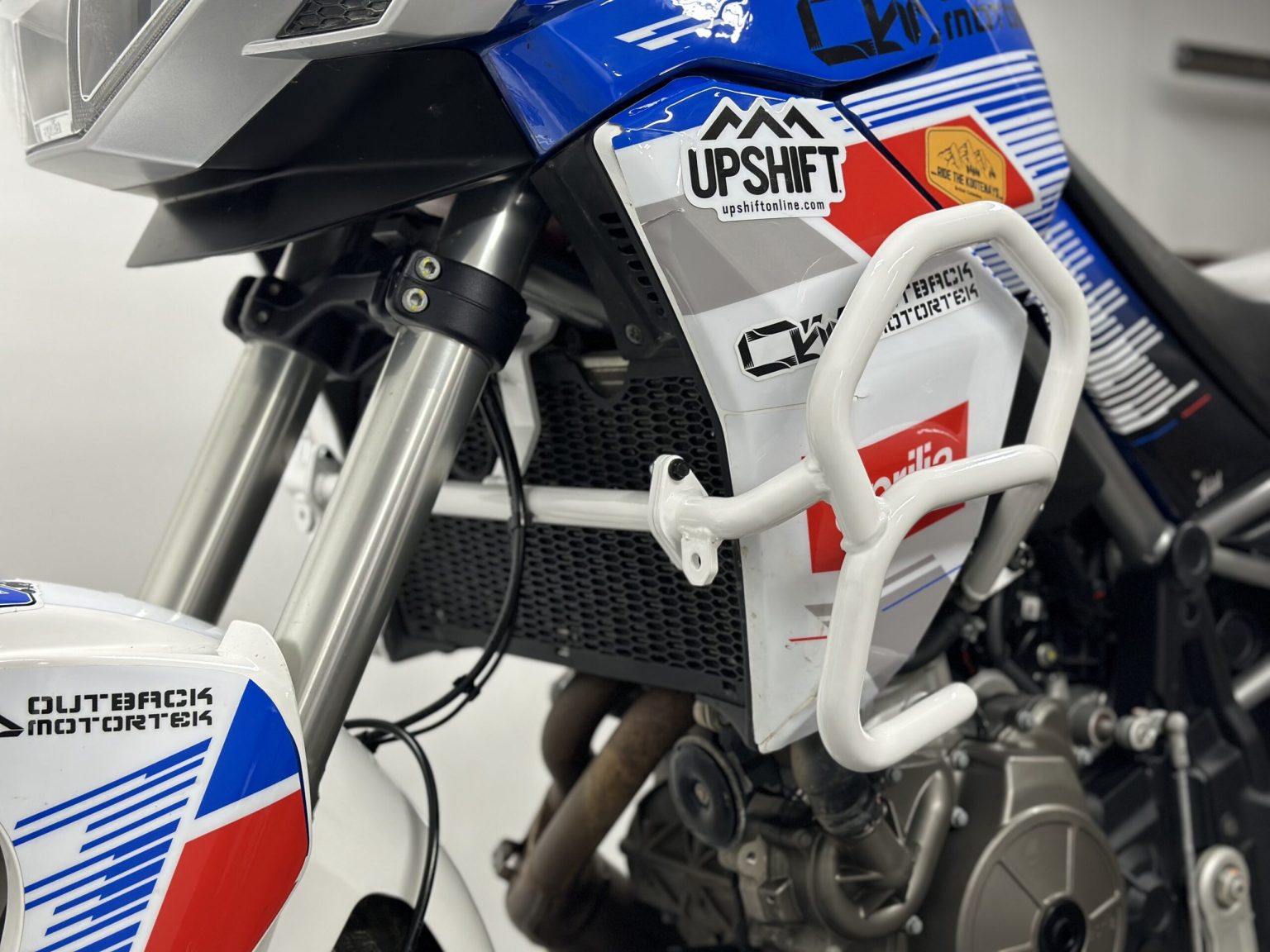 Aprilia Tuareg 660 Crash Bars Outback Motortek USA EAST