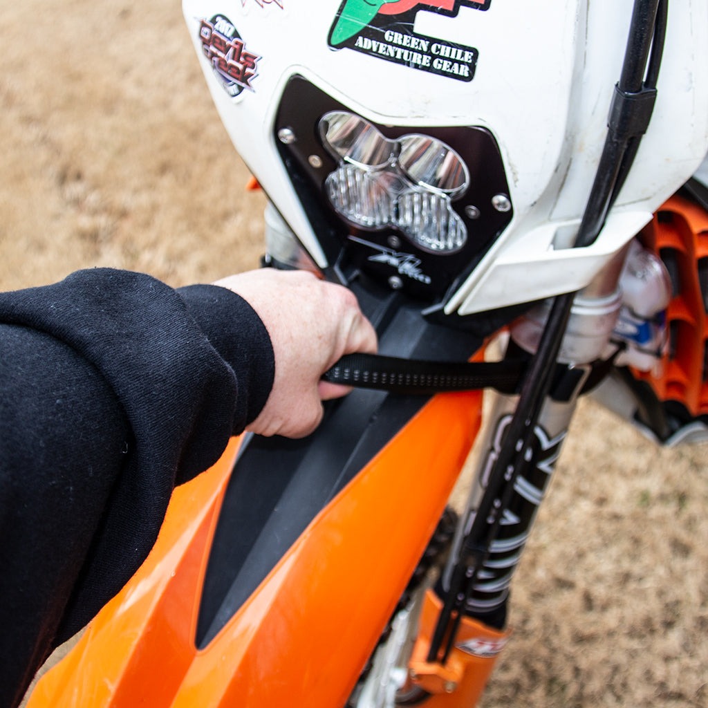 Front & Rear Pull Strap / Lift Grab – Fits KTM EXC, EXCF, SX, SXF, XC, XCF – 2004-2015 – Unbranded