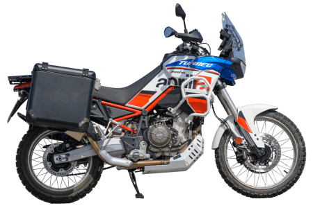 Aprilia Tuareg 660 – Rackless Luggage Support